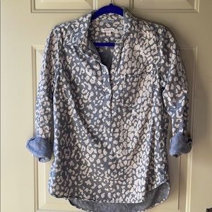 Leopard print blouse